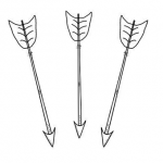 3 arrows down